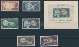 ** 1962 Å°rkutatás Sor Mi 1396-1401 + Blokk Mi 19 - Other & Unclassified