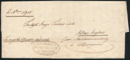 1845 Levél 'GEMONA' - Albae Regiae - Other & Unclassified