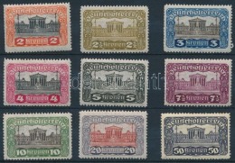 ** 1919 Parlament Sor Mi 284-292 A - Altri & Non Classificati