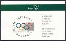 O 1995 Olympiafila Bélyegfüzet Alkalmi Bélyegzéssel - Other & Unclassified