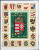 ** 1990 A Magyar Köztársaság Címere (I.) Vágott Blokk (7.000) - Sonstige & Ohne Zuordnung