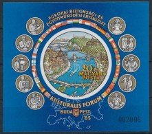 ** 1985 Európa  - Kulturális Fórum Vágott Blokk (6.000) - Sonstige & Ohne Zuordnung