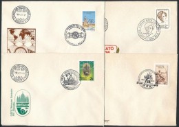 1984 4 Klf Vágott Bélyeg 4 Db FDC-n (4.500) - Altri & Non Classificati