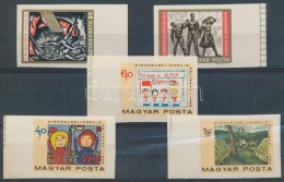 ** 1968 Gyermekbélyegrajz-pályázat + KMP (II) 2 Klf ívszéli Vágott Sor... - Altri & Non Classificati