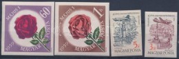 ** 1958 40 éves A Magyar RepülÅ‘bélyeg + 1959 Május 1. (VII) 2 Klf Vágott Sor... - Autres & Non Classés