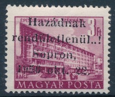 ** 1956 Soproni Kiadás Épületek 3Ft (25.000) Garancia Nélkül / No Guarantee - Other & Unclassified
