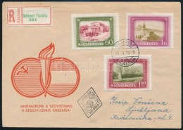 1952 Moszkva Sor Ajánlott FDC-n - Other & Unclassified