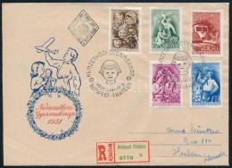 1951 Gyermek (II.) Sor Ajánlott FDC-n - Other & Unclassified