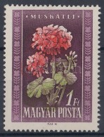 ** 1950 Virág 1Ft Lefelé Tolódott Színnyomatok - Altri & Non Classificati