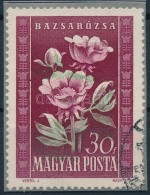 O 1950 Virág 30f ErÅ‘s Színelcsúszással - Autres & Non Classés