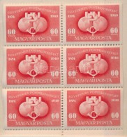 ** 1949 UPU Bélyegfüzet 3 Db 'C' Párral (36.000) / Mi 1056-1058 Stamp Booklet, Panes Imperforate... - Sonstige & Ohne Zuordnung