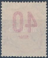 O 1946 Forint-filléres Portó 40f Az értékszám... - Altri & Non Classificati