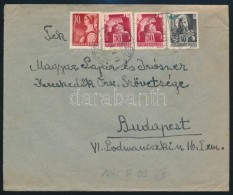 1945 (1. Díjszabás) Távolsági Levél Hadvezérek 2 X 30f + 18f és... - Autres & Non Classés