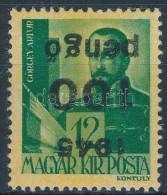 ** 1945 KisegítÅ‘ 100P/12f Fordított Felülnyomással (15.000) / Mi 819 With Inverted... - Sonstige & Ohne Zuordnung