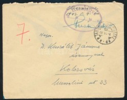 1943 Tábori Posta Levél 'ELLENÅRIZVE' Bélyegzéssel - Altri & Non Classificati