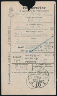 1942 Tábori Posta Pénzes Feladóvevény - Altri & Non Classificati