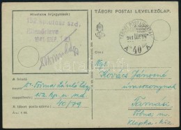 1941 Tábori Posta LevelezÅ‘lap '152 Kp. Utasz Szd.' + 'TP 40 A' - Other & Unclassified