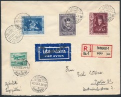 1935 Ajánlott Légi Levél Berlinbe / Registered Airmail Cover To Berlin - Altri & Non Classificati