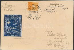 1935 Przemysl Emlékrepülés LevelezÅ‘lap Révy Ballon Sarudról Budapestre - Altri & Non Classificati