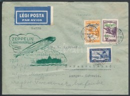 1931 Zeppelin Magyarország - Németországi útja Levél 1P és 2P Zeppelin... - Altri & Non Classificati