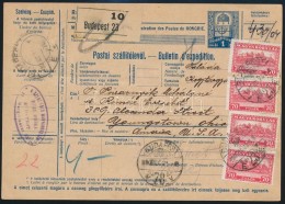 1930 Szállítólevél PengÅ‘-fillér 10f + 6 X 70f... - Other & Unclassified