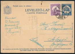 1930 16f Díjjegyes LevelezÅ‘lap 4f Díjkiegészítéssel Svédországba - Altri & Non Classificati