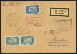 1926 Nyomtatvány Münchenbe 'LÉGIPOSTA BUDAPEST-MÜNCHEN' Légi... - Other & Unclassified