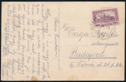 1925 Képeslap Parlament 1000K Bérmentesítéssel 'PARKAN-NÁNA-BUDAPEST 46'... - Other & Unclassified