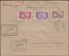 1925 (16. Díjszabás) Légi Levél Zürichbe / Airmail Cover To Zürich Via Vienna - Other & Unclassified
