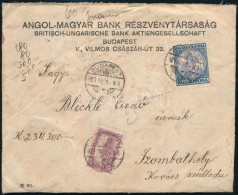 1923 (8. Díjszabás) Pénzeslevél Szombathelyre / Domestic Insured Cover - Other & Unclassified