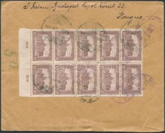 1922 (5. Díjszabás) Ajánlott Levél Az USA-ba / Registered Cover To St. Louis (USA) - Sonstige & Ohne Zuordnung