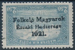 * Nyugat-Magyarország V. 1921 Parlament 2,50K Hármaslyukasztással és Fordított... - Sonstige & Ohne Zuordnung