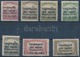 * Nyugat-Magyarország I. 1921 7 Klf érték Garancia Nélkül (**8.450) - Autres & Non Classés