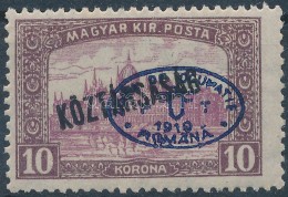 ** Debrecen I. 1919 Parlament/Köztársaság 10K Garancia Nélkül (**450.000) - Other & Unclassified
