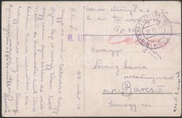 1918 Tábori Posta Képeslap 'M.KIR. 18/VII NÉPF. GYALOGEZRED' + 'EP NIKSIC B' - Other & Unclassified