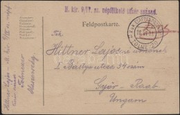 1918 Tábori Lap / Field Post Card 'E.P. TOLMEZZO B' - Other & Unclassified