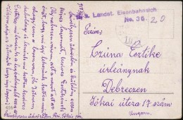 1918 Tábori Posta Képeslap Romániából / Field Postcard From Romania 'K.k.... - Sonstige & Ohne Zuordnung