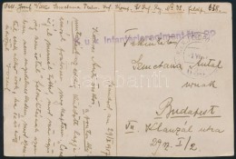 1917 Tábori Posta Képeslap 'K.u.k. Infanterieregiment No.32.' + 'FP 638 B' - Autres & Non Classés