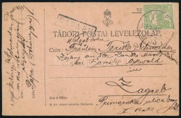 1915 LevelezÅ‘lap Turul 5f Bérmentesítéssel 'PÁPA PU.' Pályaudvari... - Autres & Non Classés