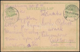 1914 Díjjegyes LevelezÅ‘lap 'WIEN-POZSONY-BUDAPEST' Vasúti Mozgóposta... - Autres & Non Classés