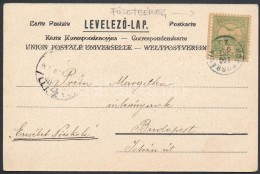 1903 5f Füzetbélyeg Képes LevelezÅ‘lapon - Other & Unclassified