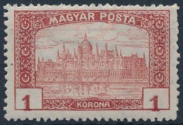 * 1919 Magyar Posta 1K Eltolódott értékszámokkal  / Mi 254 With Shifted Numerals - Other & Unclassified