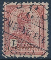 O 1900 Turul 1K 11 1/2 Fogazás (5.000) - Other & Unclassified