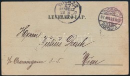 1897 Céges LevelezÅ‘lap Színesszámú 5kr Bérmentesítéssel... - Other & Unclassified