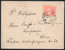 1887 Levél 5kr Bérmentesítéssel 'EGER' - Wien - Sonstige & Ohne Zuordnung