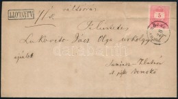 1879 Ajánlott Levél Színesszámú 5kr és 10kr... - Autres & Non Classés