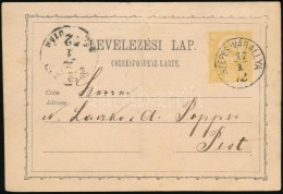 1872 Díjjegyes LevelezÅ‘lap / PS-card 'SZEPES-VÁRALLYA' - Other & Unclassified