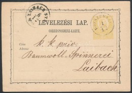 O 1871 Díjjegyes LevelezÅ‘lap ,,HOSSZUFALU' - Other & Unclassified