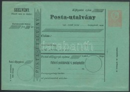 1871 Használatlan 5kr Postautalvány - Altri & Non Classificati