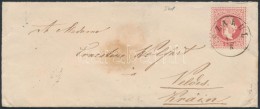 1871 5kr Levélen / On Cover 'SZAKUL' - 'TEMESVAR' - 'WIEN' - Kék / Blue 'VELDES' - Other & Unclassified